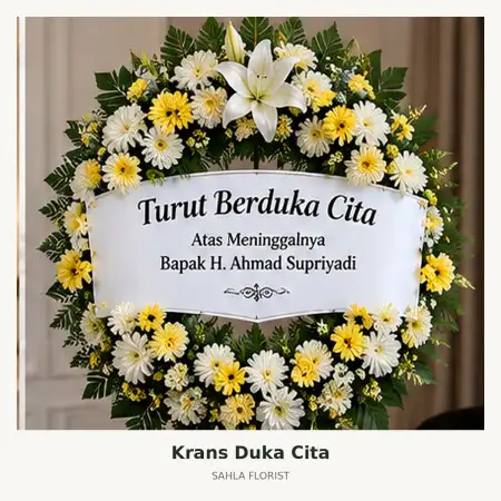 Krans Bunga Duka Sudiang Raya